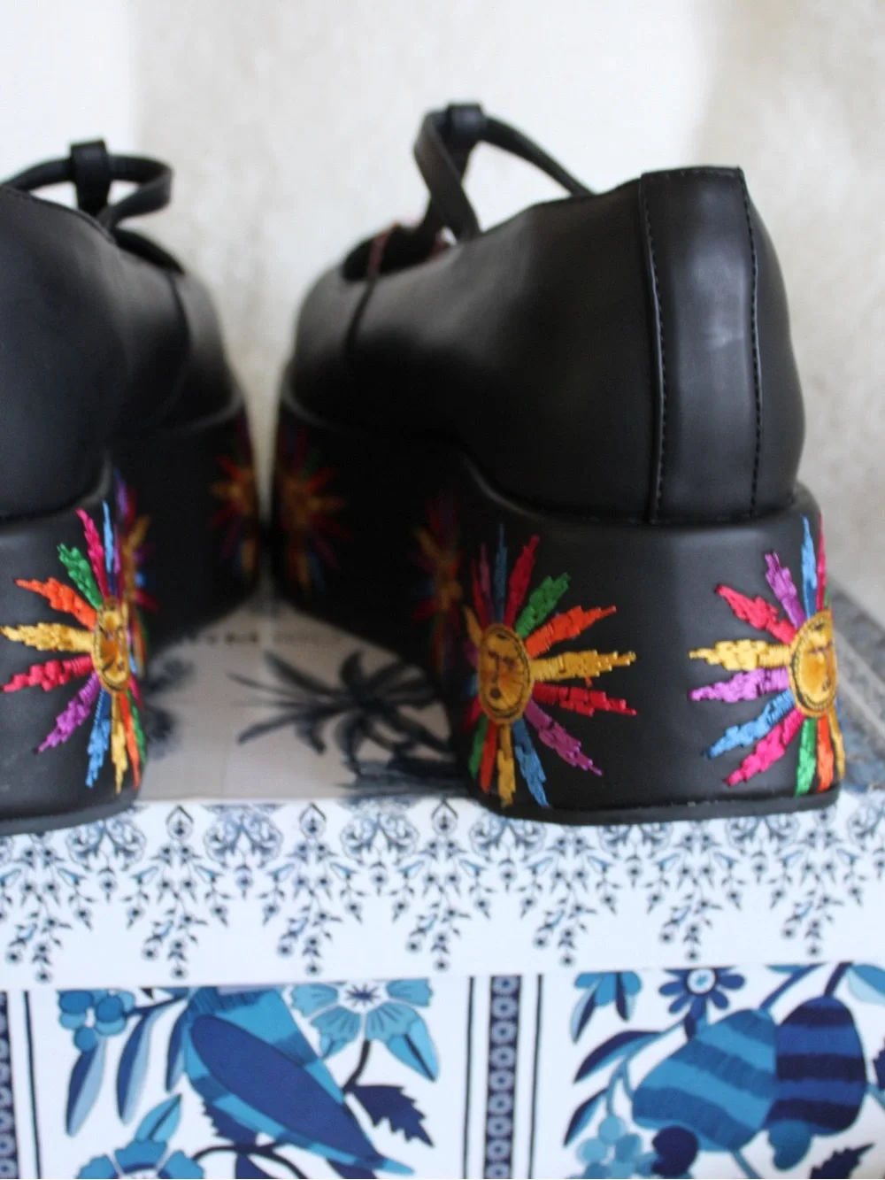FARM Rio Rainbow Sun Platform Mary Jane Shoes NWT | US 9.5 / EU 41 | - Picture 16 of 16